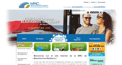 Desktop Screenshot of mrc-beauharnois-salaberry.com